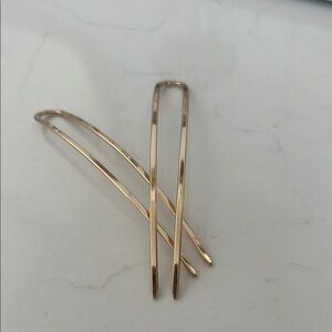 French hair pins, set of 2, Gold Accessories with Elegant Design